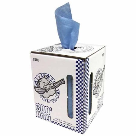 Mercantile Development SUPER RAG OIMUM PERFORMANCE, BLUE PREP TOWEL, 9X15, 240/ROLL IN TOTE BOX 95119
